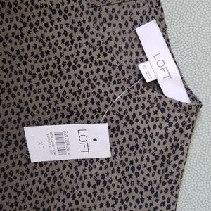 Dress, olive green, LOFT, NWT, size XS